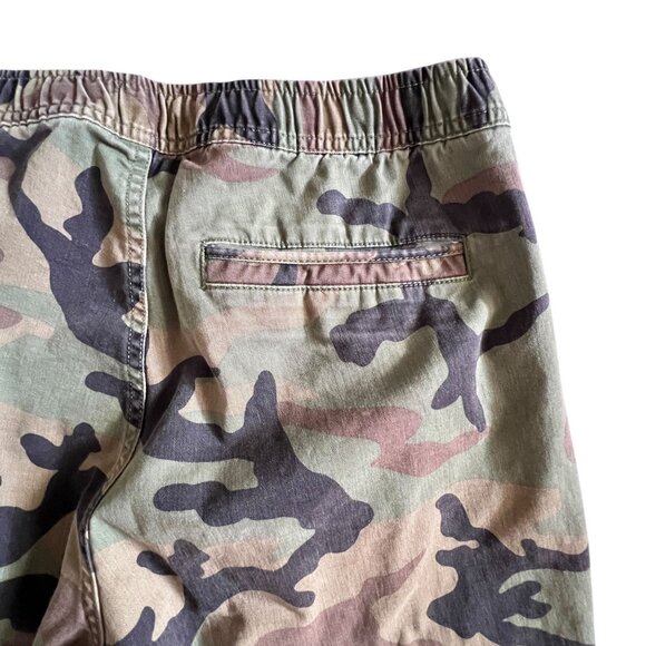 Gap Essential Jogger Pants Size M Camouflage Elastic Waist Drawstring Cotton - Picture 5 of 12